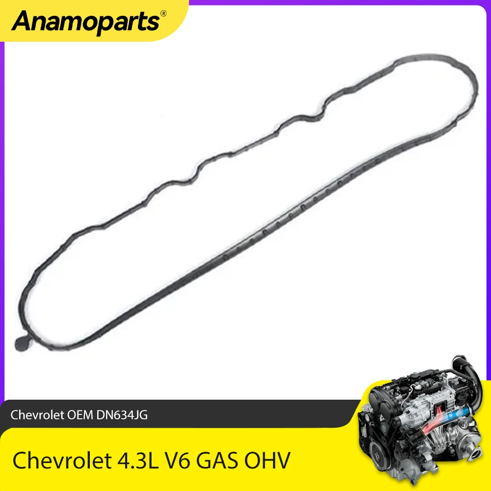 Engine Parts Valve Cover Gasket Set Fit 4.3 L For Chevrolet 4.3L V6 GAS OHV 2014-2021 OEM DN634JG