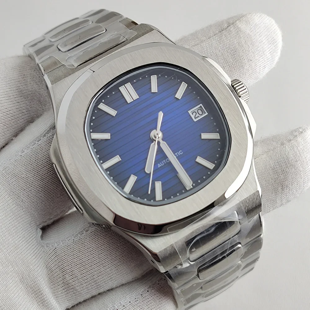 Hot style Nautilus Watch 40mm Men\'s Stainless Steel Mechanical Watch Movement Watch Luxury Watch Automatic Watch Mens Watch