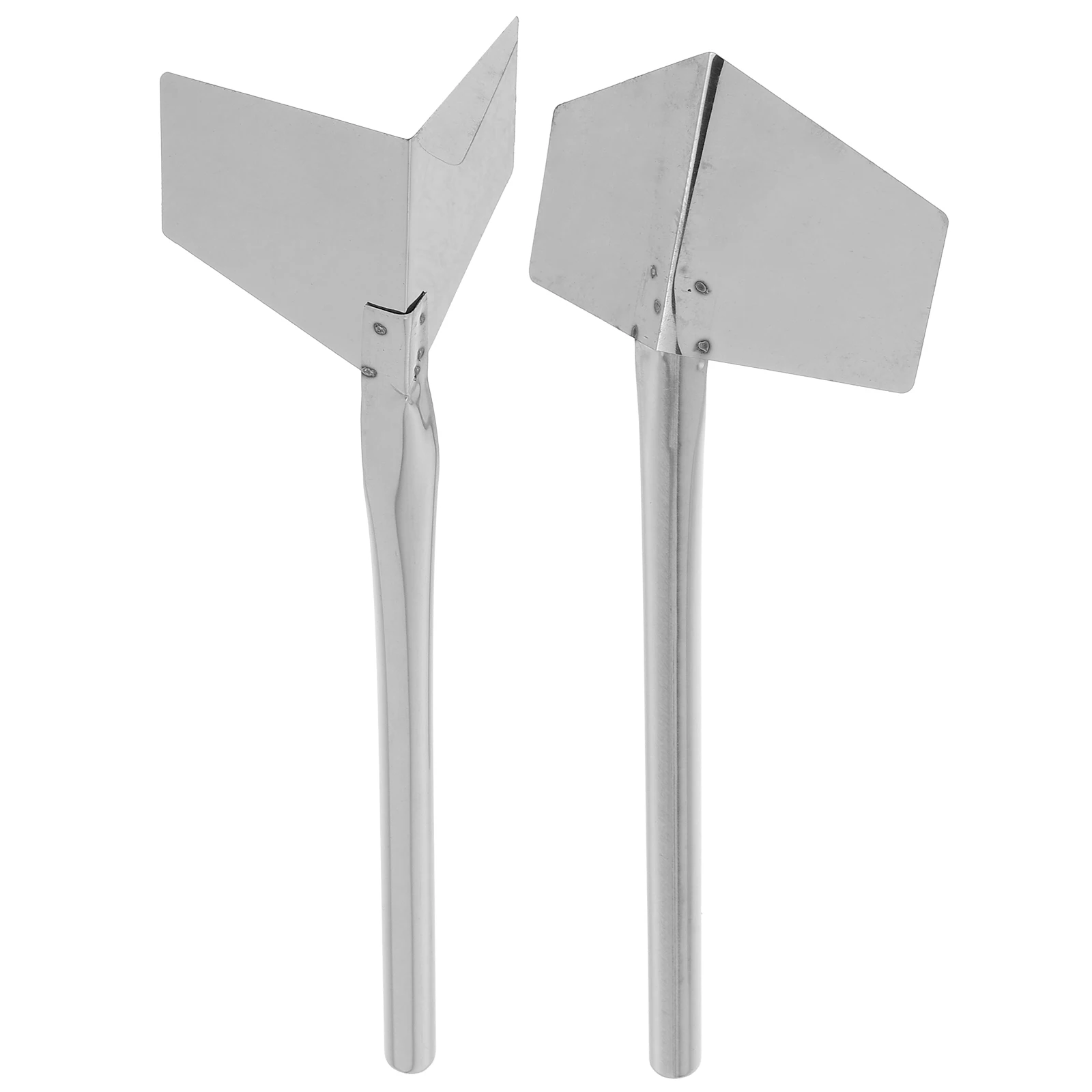 

2Pcs Corner Trowel Tool Stainless Steel Drywall Plastering Hand Tools Internal External Wall Edge Finishing Scraper