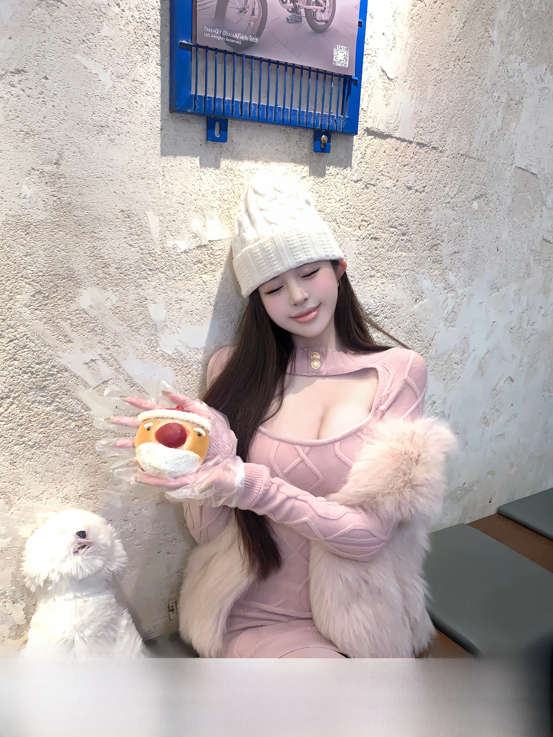 

Swan Faion Slimming Ele All-Match Dr E25Q0450 Pure Desire Трикотажное платье-футляр с длинными рукавами и завязками на талии