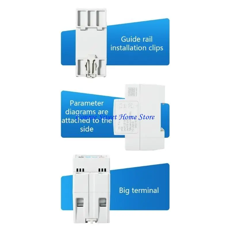LXAF Home & Industrial Use Voltages Protector with Auto Reset Plastic Voltages Protections Device Automatic Voltages Protections