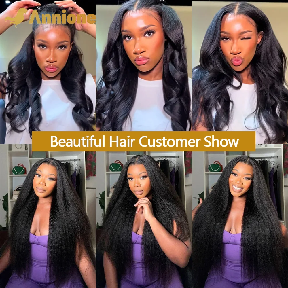 Bundles Kinky Straight pour femmes noires, 100% cheveux humains brésiliens, extensions de cheveux, Yaki naturel, 22 ", 24", 26"