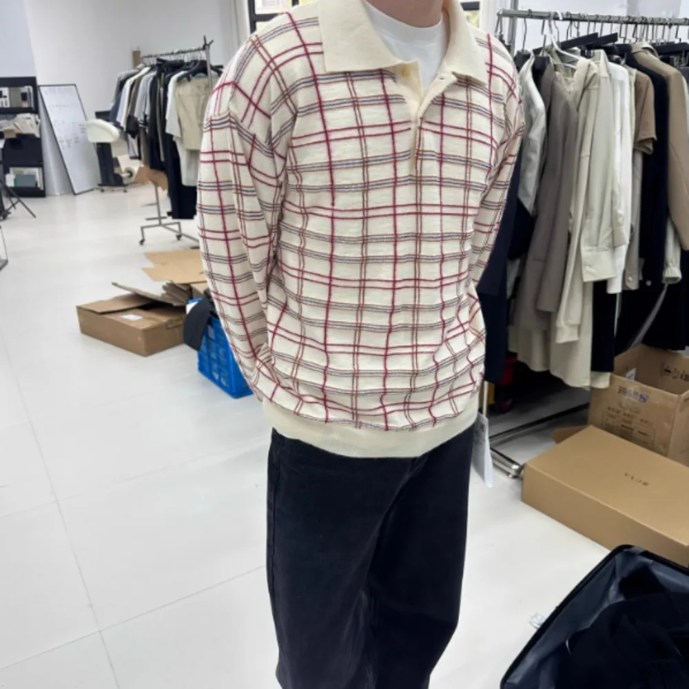 الخريف الشتاء خمر منقوشة محبوك سترة السترة للرجال والنساء #2