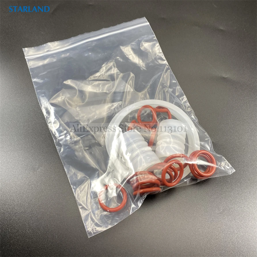 18 In 1 Bag Seal Gaskets Backup Rings Sealing Tubes Spare Part Fittings Of BQL818 Soft Serve Ice Cream Machines Replacements