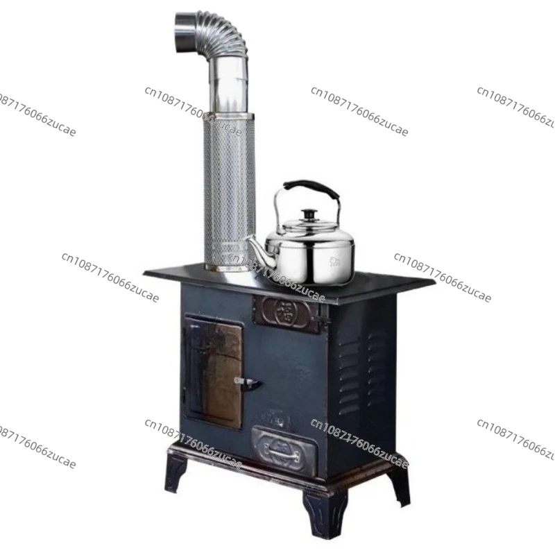Indoor Smokeless Portable Firewood Match Stove Firewood and Coal Dual-purpose Heating Stove Household Wood Burning