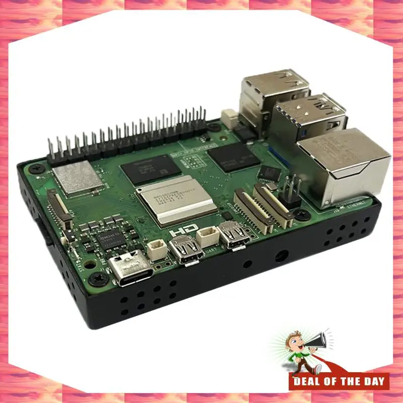 Consegna in 24 ore Modulo scheda audio audio USB HAT per Raspberry Pi 5 con jack per auricolari Cicalino altoparlante per sostituzione Rpi 5 Acce