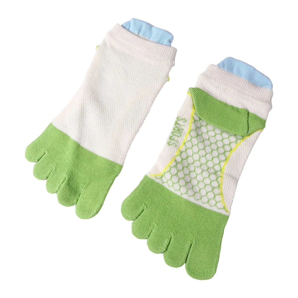 

Sport Color Matching Cotton Children Anti-slip Five-Finger Socks Kids Hosiery Short Tube Socks Split Toe Socks