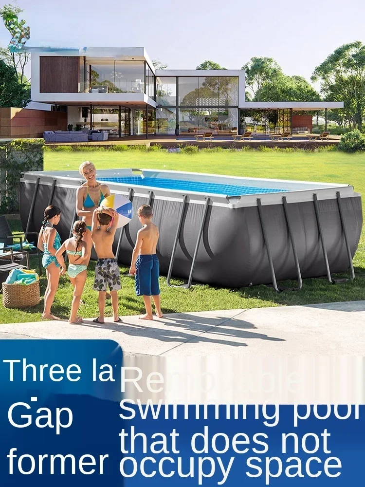 Supported Swimming Pool Home Children's Swimming Pool Large Outdoor Thickened Summer Outdoor Pool