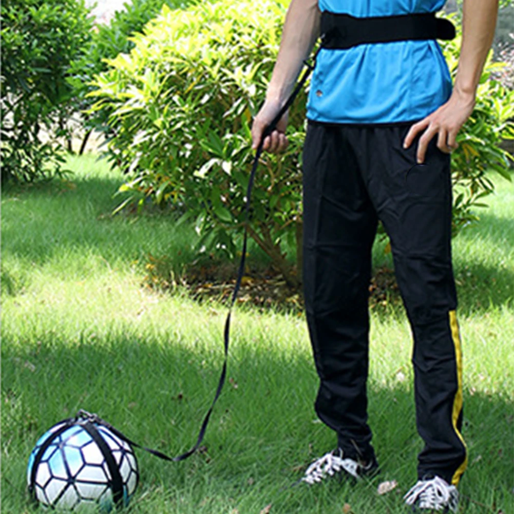 Nylon Football Kick Trainer Adjustable Soccer Exercise Assistance Band  Soccer Skills Trainer Strap Useful Sport Supplies