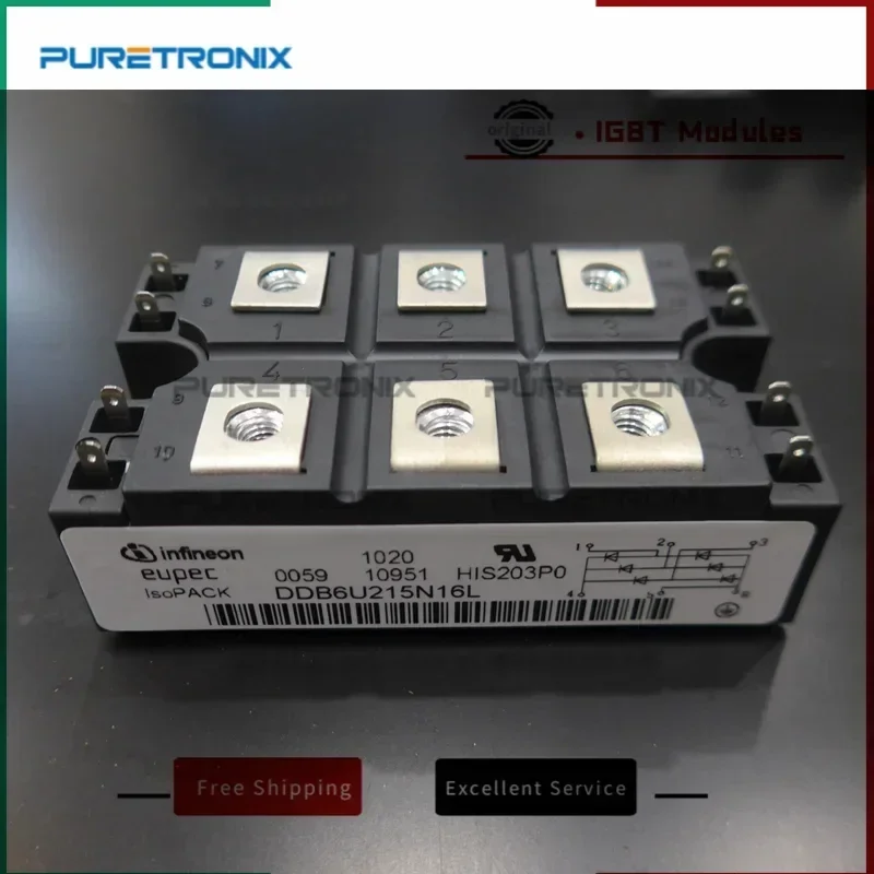 Новый оригинальный модуль питания DDB6U215N16L DDB6U215N12L DDB6U205N16L DDB6U205N12L DDB6U145N16L DDB6U145N12L DDB6U145N16