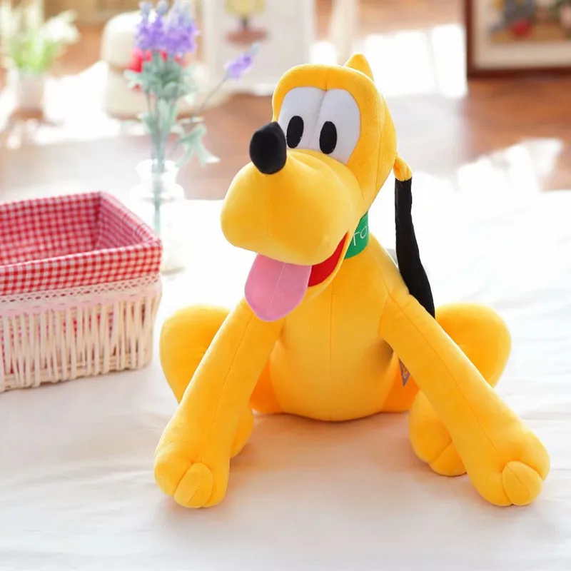 Disney New Kawaii Cute 30/40cm Minnie and Mickey's Wonderful House Plush Toy Pluto Doll Goofy Dog Doll Birthday Gift