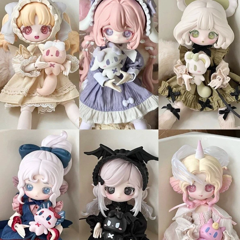 

Оригинальная коллекционная шарнирная кукла Lulu Spirit Story Series 1/12 BJD в трендовой упаковке-сюрпризе, милый декор для рабочего стола, подарок для фанатов аниме