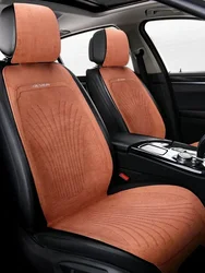 High-end Suede Universal All Seasons Car Seat Cover Breathable Perforated Suede Leather Luxury Car SUV Seat Cover Protection