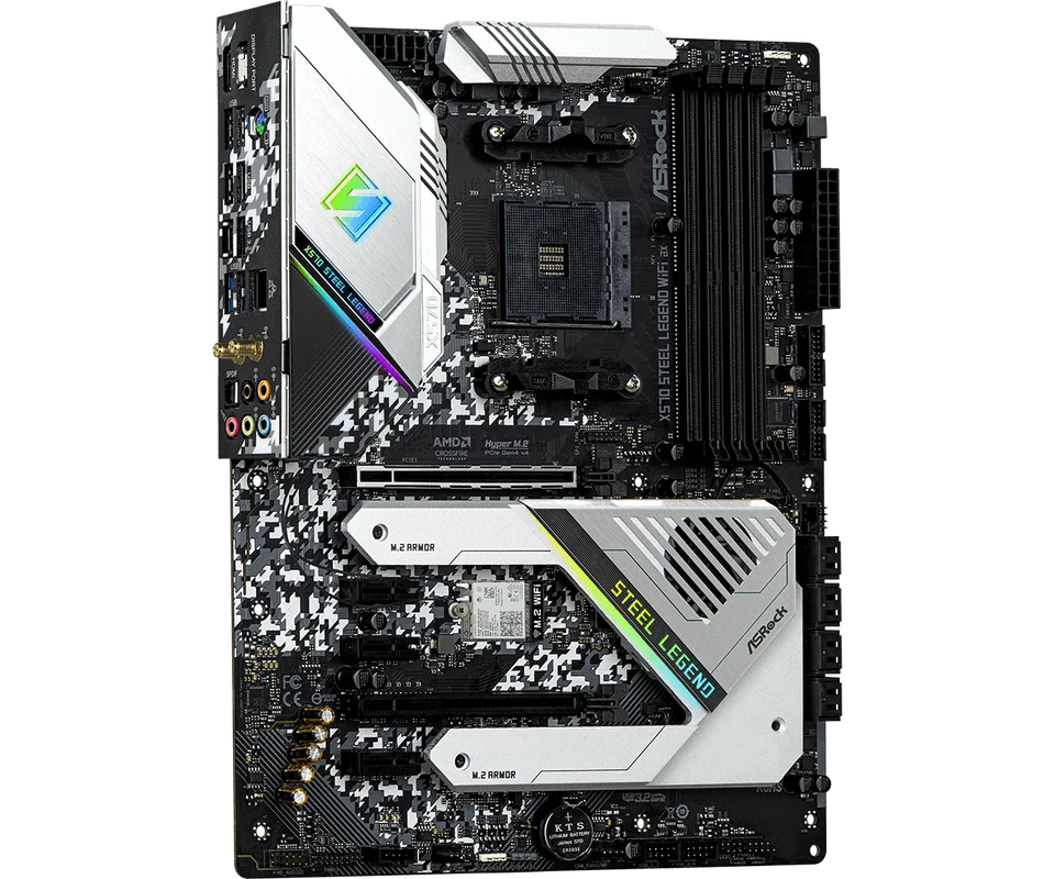ASRock X570 Steel Legend WiFi AX AM4 Motherboard