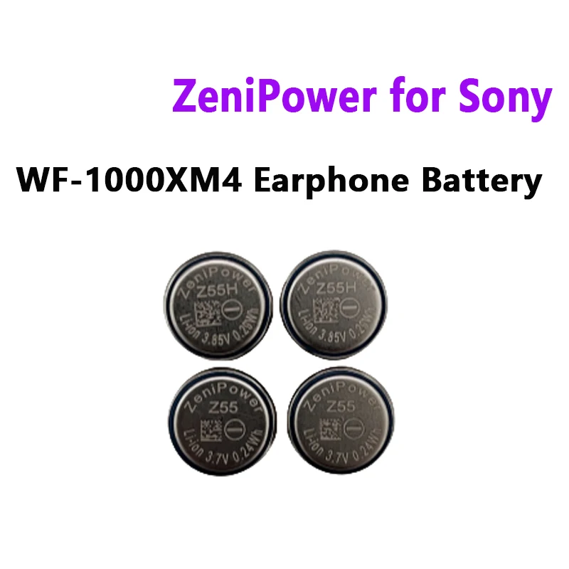 Original Bluetooth Earphone Battery Sony WF-1000XM4/XM3 Z55/Z55H Charging Case Battery Headphone Accessories Assembly Parts