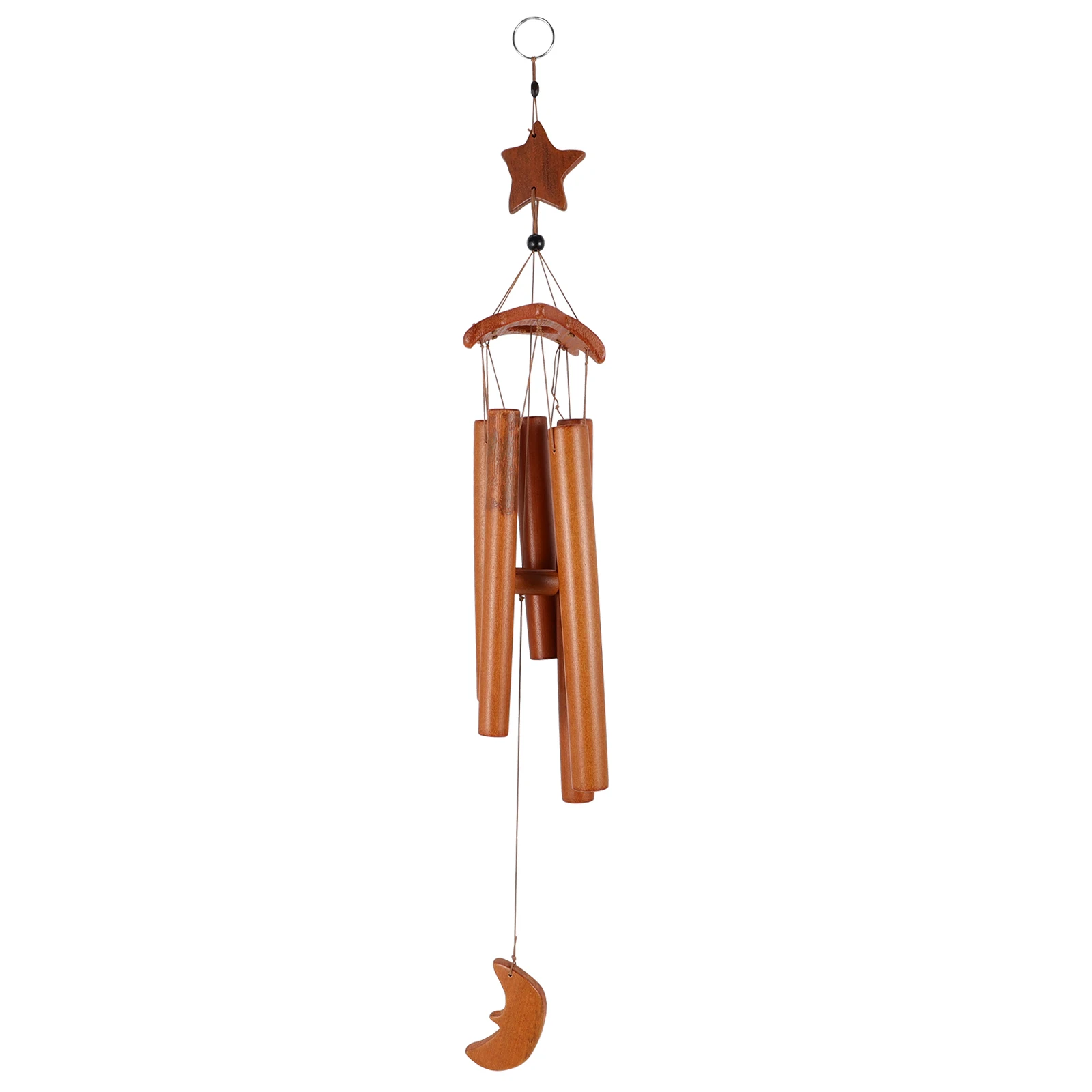 

1pc Bamboo Wind Chime Wooden Bell Hanging Decor Garden Balcony Sweet Sound Musical Chimes Home Decoration