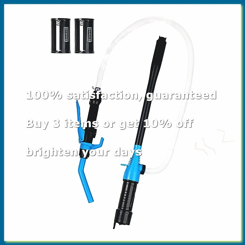 Portable Liquid Transfer Pump,Battery Powered Water Transfer with Nozzle for Quick Control & Stop