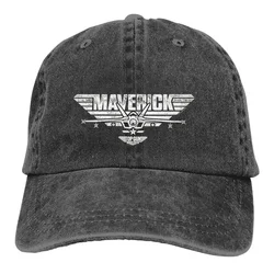 Multicolor Hat Peaked Men Women's Cowboy Cap Top Gun Maverick Centered Jet Logo Baseball Caps Personalized Visor Protect Hats