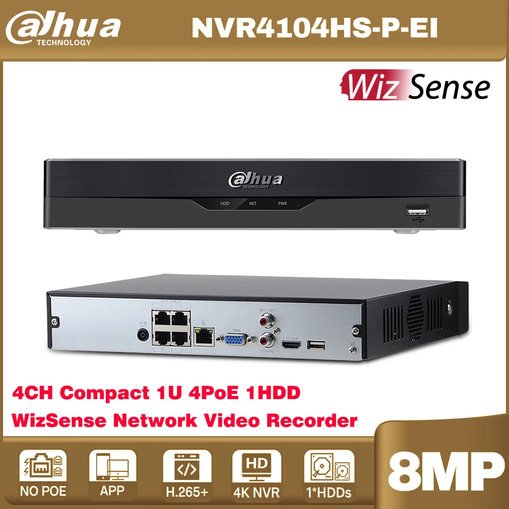 Dahua NVR4104HS-P-E… - image