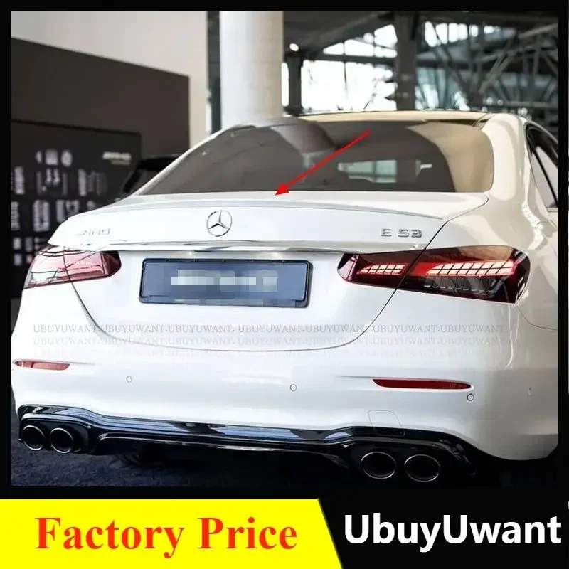 UBUYUWANT For Mercedes Benz W213 Spoiler 2021 NEW E-class E200 E300 E320 E63 Spoiler High Quality ABS Car Rear Wing Spoiler