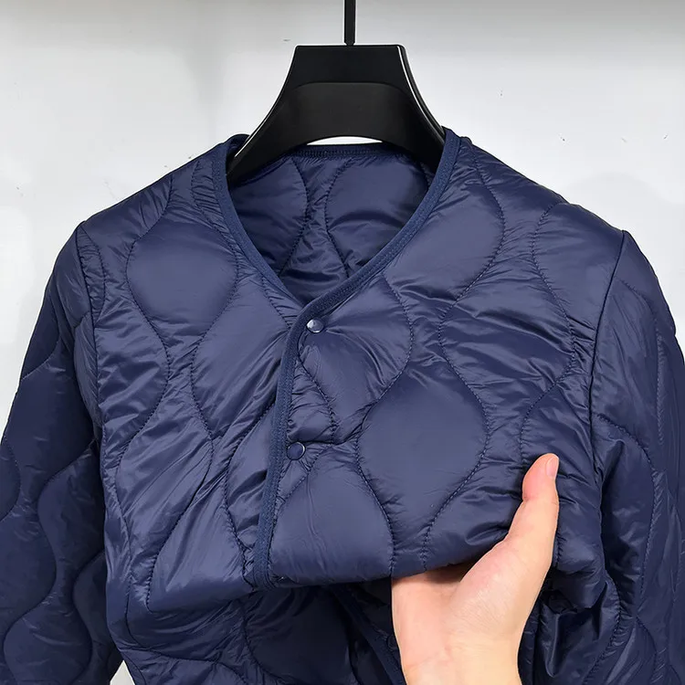 

Men's Fce Jaet Autumn Winter Middle Age Heart Collar Pure Color Button V Ne Inner Warm Top Polyester Fiber 00%