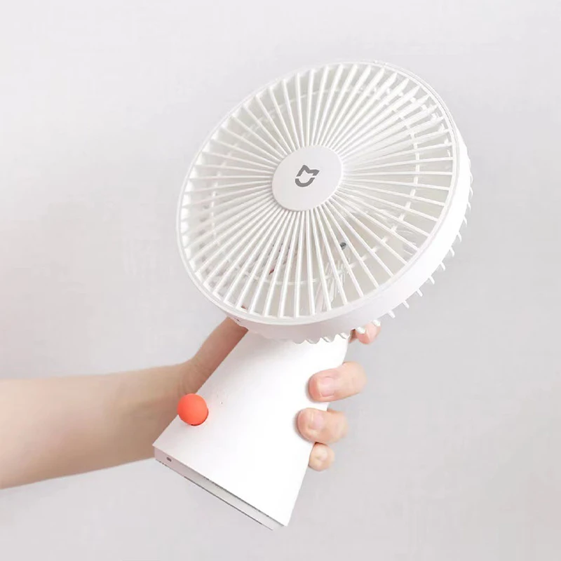 XIAOMI MIJIA Desktop Mobile Fan，Desktop Handheld Two In One，Universal Type-C Charging Port，18.5 - Hour Ultra - Long Battery Life