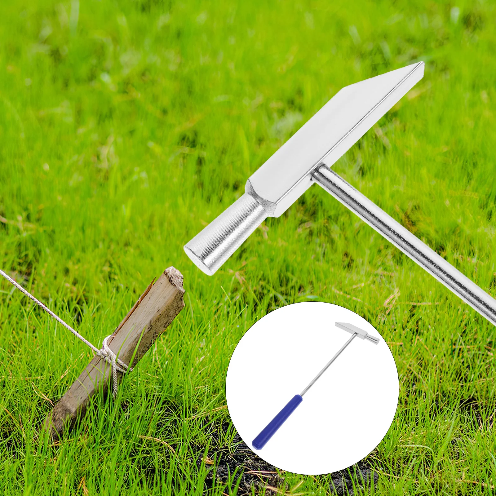 5 قطع مطرقة صغيرة خفيفة الوزن للتخييم في الهواء الطلق، مطرقة عملية متعددة الوظائف للمشي لمسافات طويلة وحقيبة الظهر #1