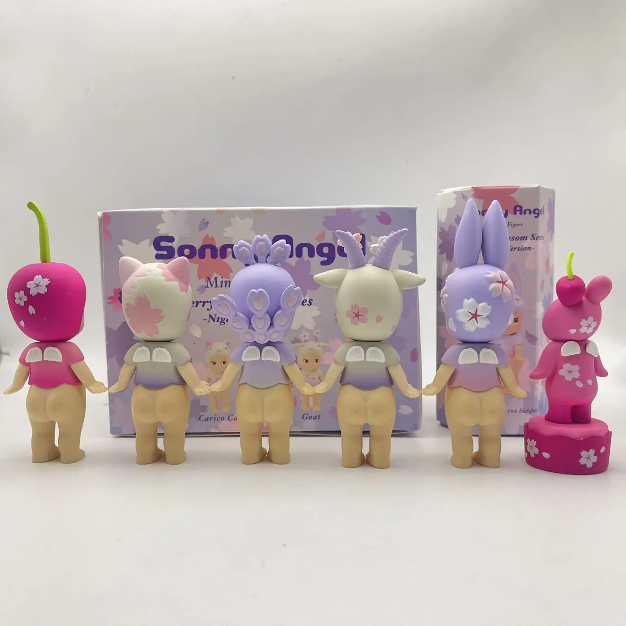 Sonny Angel Cherry Blossom Series Nigbt-versie Cherry Blossom Limited Edition Blind Box Ornamenten Leuke verrassing Mystery Gifts