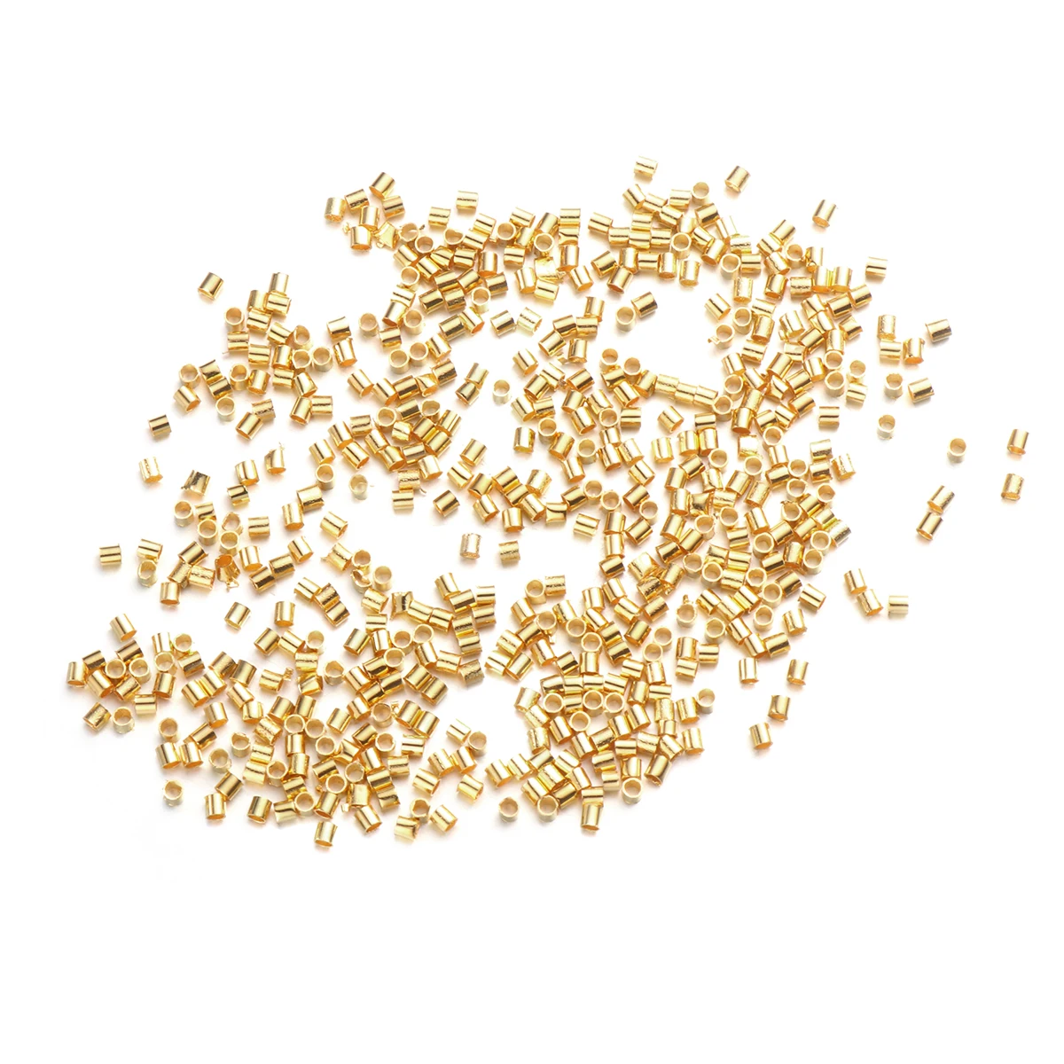 

2000 DIY Copper Tube Beads Jewelry Making Accessories Smooth Surface Mini Hole Craft Projects Home Decoration Gifts