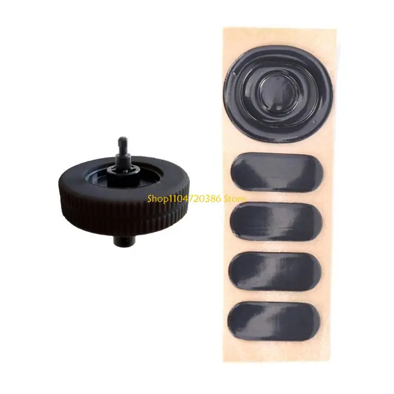 K0EA Mouse Rollers Scrolls Mouse Pulley Wheel and Smooth Feet Pad Set for G304 G305 Repair Part