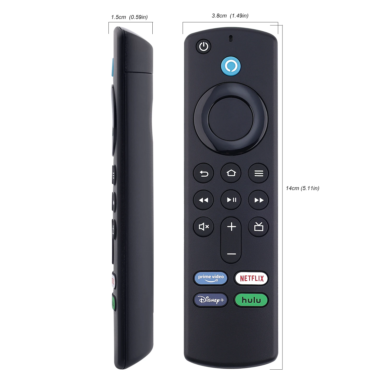 Replacement Voice Remote Control fit for Fire Smart TVs Stick/TVs Cube/Lite/4K/4K Max and fit for Insignia/Toshiba/Pioneer Smart