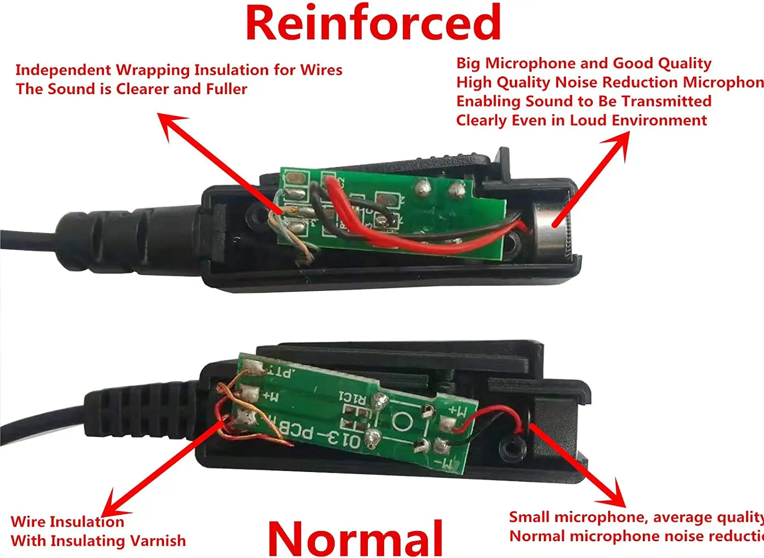 Lubang Suara Headset Mikrofon Keamanan Udara Akustik Tabung Pengurangan Kebisingan PTT untuk Motorola TETRA MTP3550 MTP3100 MTP3200 MTP3250 MTP3500