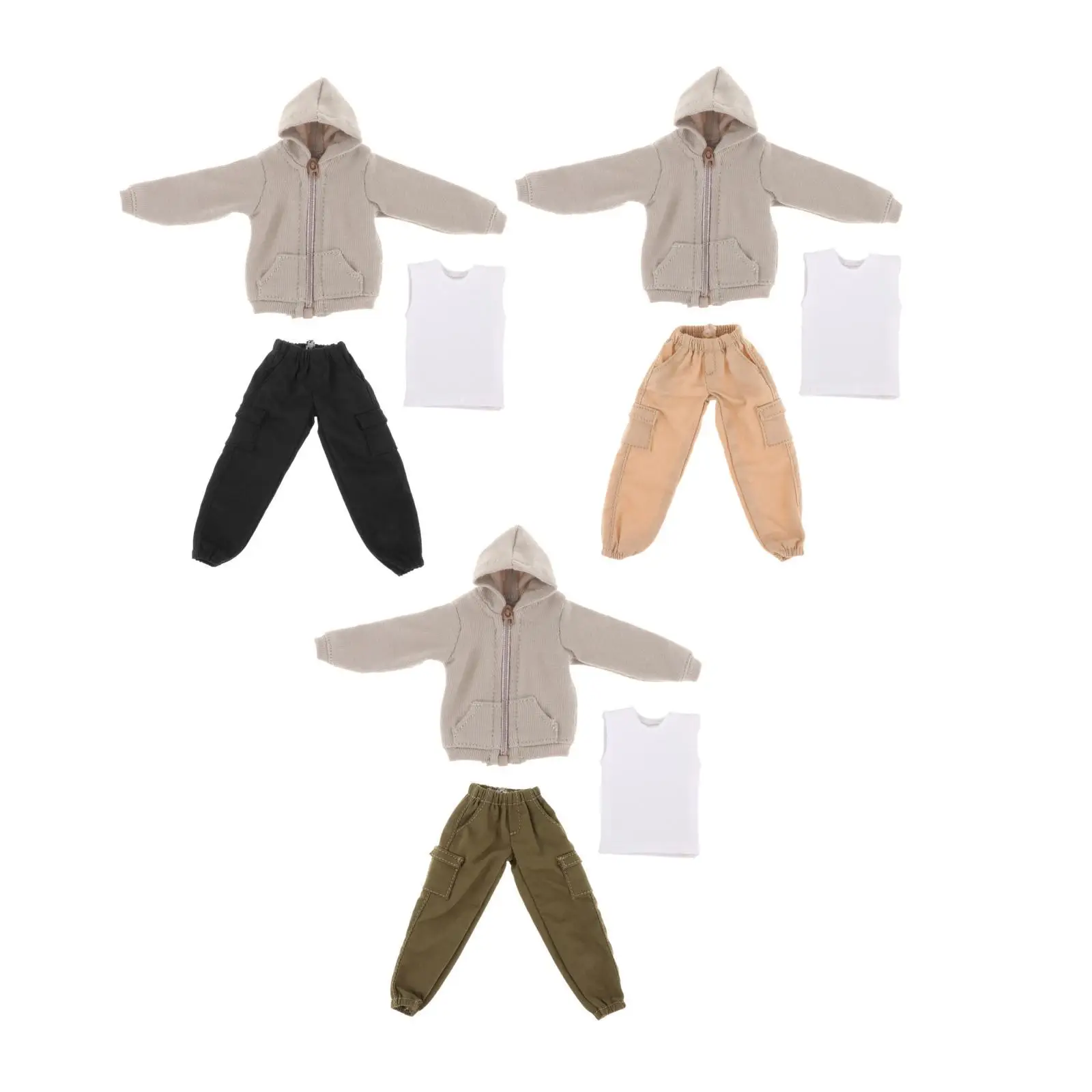 

Модная одежда для мужских фигурок в масштабе 1:12, мужская повседневная одежда, классический спортивный костюм для 6-дюймовых фигурок, аксессуар для тела.