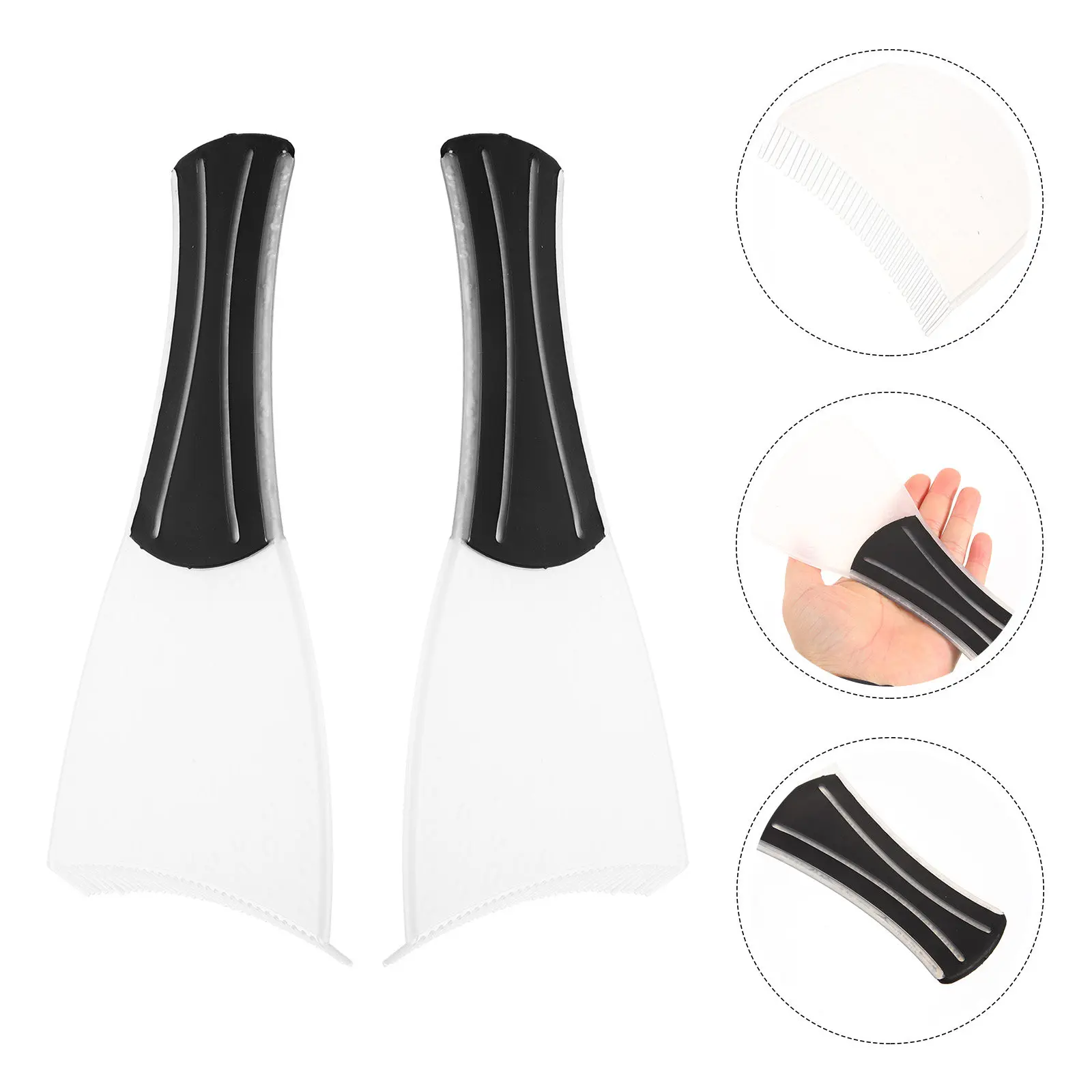 

2Pcs Hair Foiling Board Hair Highlighting Tool Professional Coloring Paddle for Effortless Strand Separation Dye Application