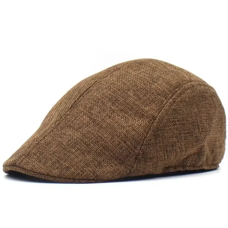 Chapeaux de soleil d'extérieur pour hommes, casquettes Newsboy, casquettes de golf, chapeaux noirs, béret chaud, accessoires de mode, automne et hiver