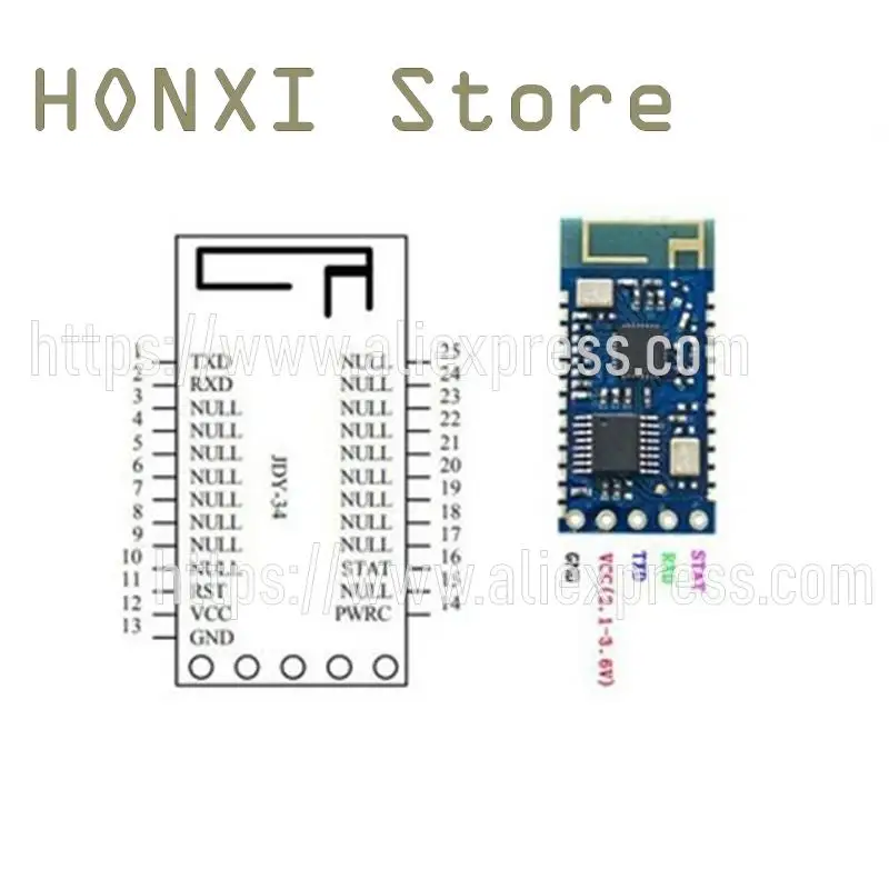 1 Stuks JDY-34 SPP-C Host Host Bluetooth Ondersteuning Bluetooth Module Dual-Mode Printer Machine Meer Aansluitingen