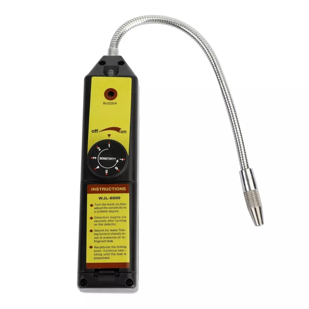 Detector Inteligente de Fugas de Gas Refrigerante (Freón, CFC, HFC, Halógeno), Analizador de Gas para Aire Acondicionado de Automóviles, Medidor de Gas R22a R134a