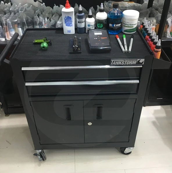 Excellent Tattoo tools box cabinetTray Beauty Work Station Tattoo Table Desk Tattoo tool box Furniture Durable