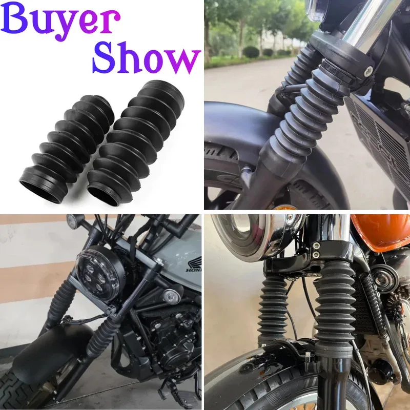 Motorrad Gabel Gummi Gamaschen Stiefel Für Honda Rebel CM CMX 250 300 500 2017-2026 CMX300 CMX500 Gabel stoßdämpfer Staub
