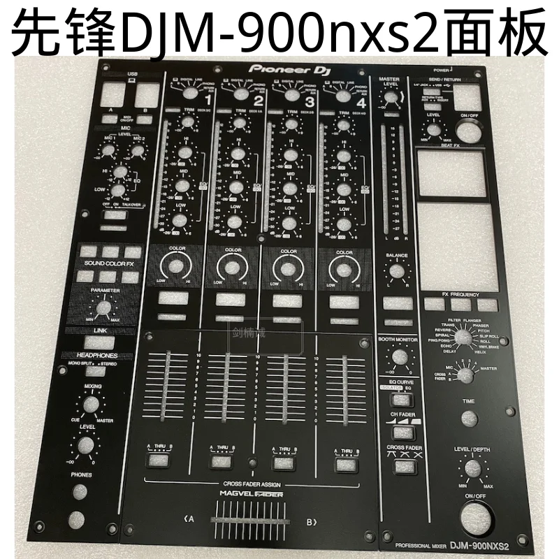 FREE SHIPPING Brand new original Metal Control Panel Black Faceplate ForPioner DJM 900nxs2