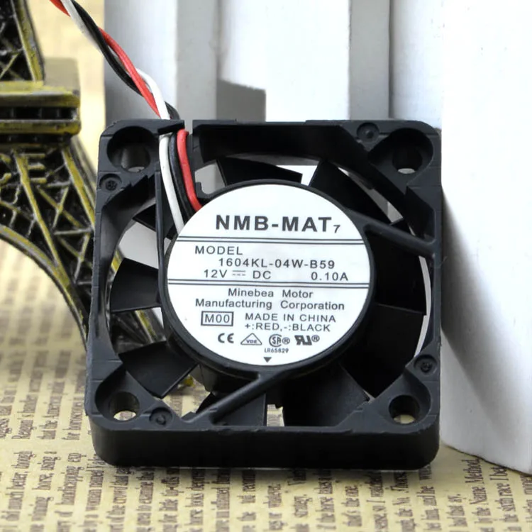 جديد الأصلي 1604KL-04W-B59 12v 0.1A 4010 40*40*10 مللي متر 4 سنتيمتر مروحة التبريد #2