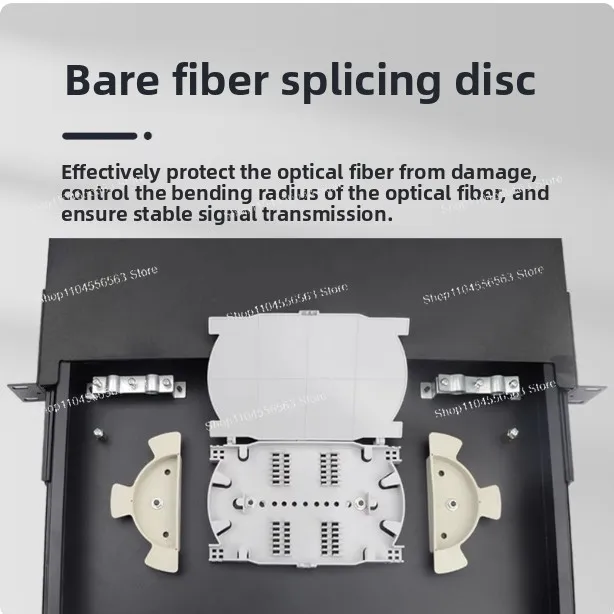 عرض ساخن لعام 2025 رف ODF - 12/24/48 منفذ SC/APC لوحة تصحيح الألياف صندوق FTTH