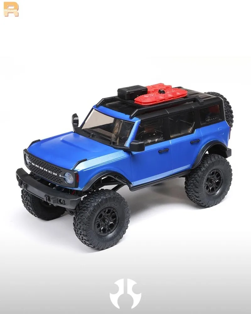Vehículo de escalada todoterreno eléctrico teledirigido Axial Scx24, simulación a escala 1/24, coche de juguete Ford Bronco Rc
