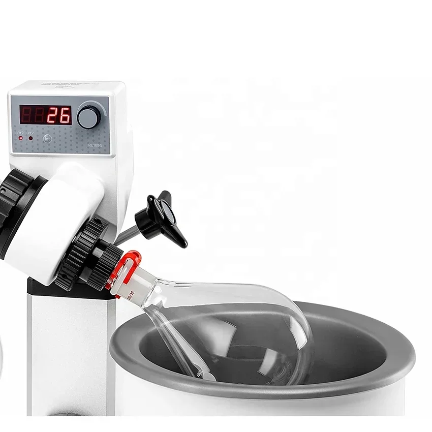 RE100-S Labor LED Digitale Vakuumdestillation 5L Rotationsverdampfer Heizbad