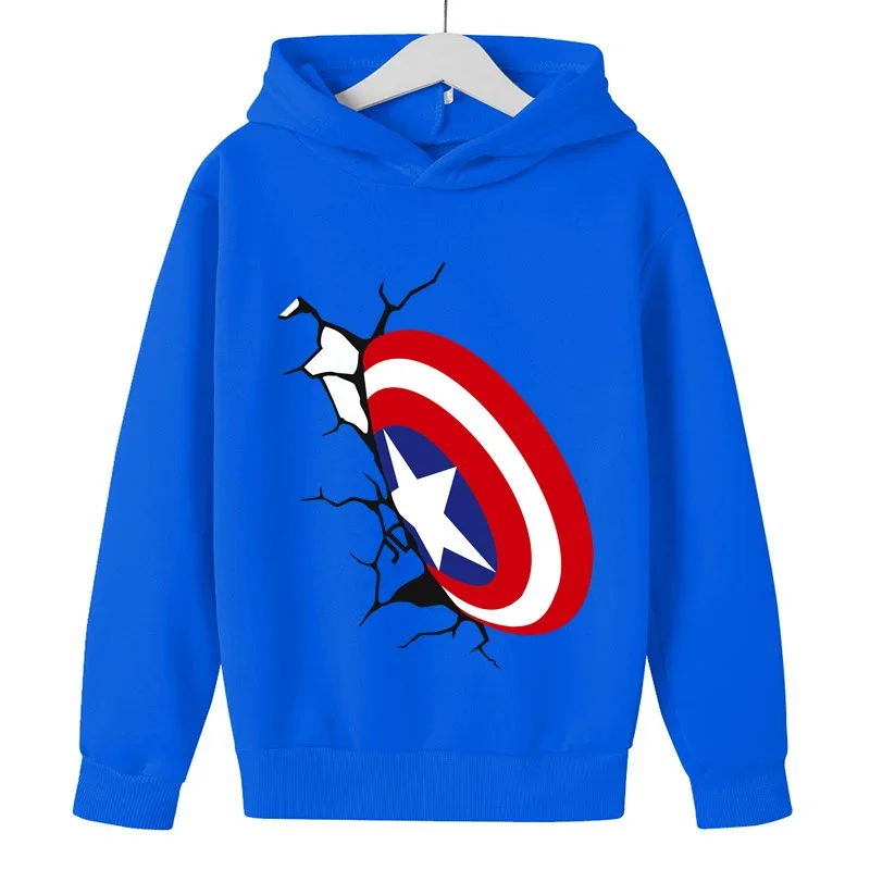 Marvel- Avengers Hulk Boys Girls Clothes felpe con cappuccio Super Hero Print autunno primavera abbigliamento per bambini maglioni per bambini di