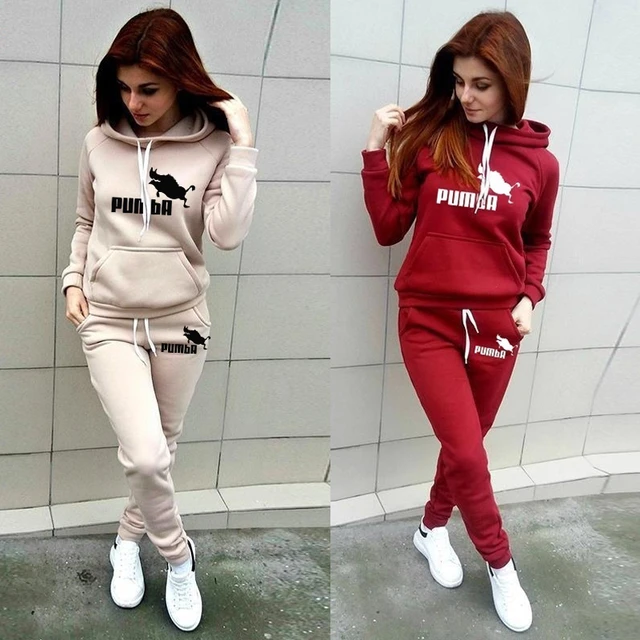 Tracksuit Set Women Autumn Winter Long Sleeve Sweatshirts Casual Pullover Hoodies sweatpants Female Jogger Suits Two Piece Sets Pant Sets AliExpress