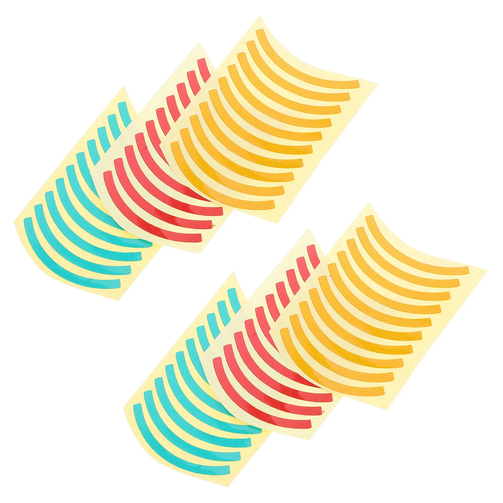 

60 шт. промышленных наклеек для манометров, светоотражающие, трехцветные (красный, желтый, зеленый), полукруглые, УФ-стойкие, водонепроницаемые, для обеспечения безопасности