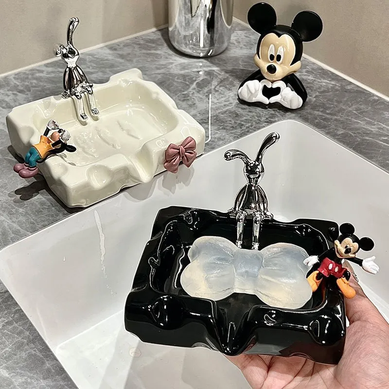

Bathroom Cheese Style Soap Dish Holder Creative Ceramic Soap Box Draining Soap Tray Home Decoration Storage Holder OrnamentZF538