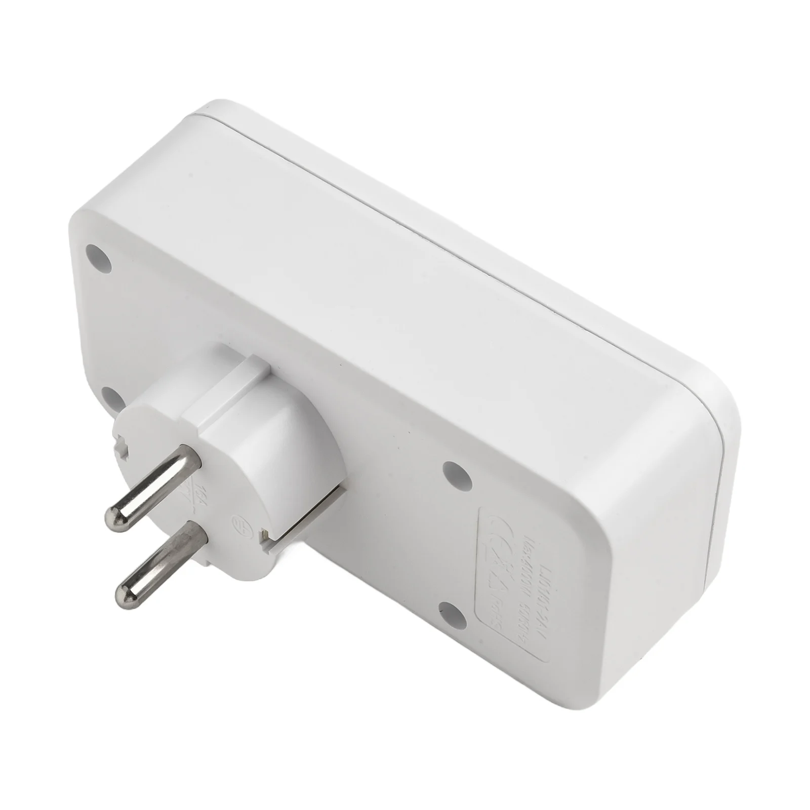 Color White Power Strip Safety Power Adapter With Lock Child Lock Safety Compact Size Fireproof Material Flip Cover Design