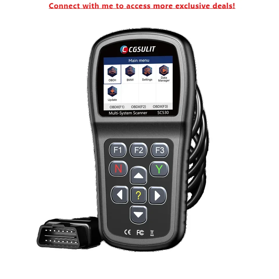 

CGSULIT SC530 Professional Full System OBD2 Scanner Automotive Diagnostic Tool For Car